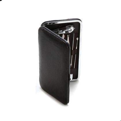 Imagem de Kit Cortador De Unha Manicure Portatil Estojo Pinca Tesoura