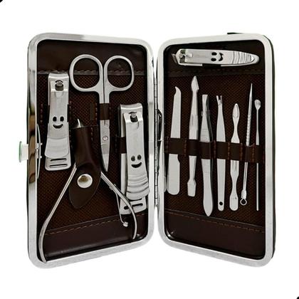 Imagem de Kit Cortador De Unha Pessoal Profissional Feminino Masculino