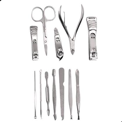 Imagem de Kit Cortador De Unha Pessoal Profissional Feminino Masculino