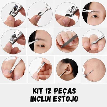 Imagem de  Kit Cortador de Unhas LMF-1118