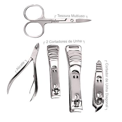 Imagem de  Kit Cortador de Unhas LMF-1118