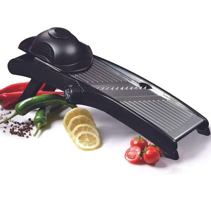 Imagem de Kit Cortador Fatiador Mandolin Inox e Espátula Multiuso 15cm