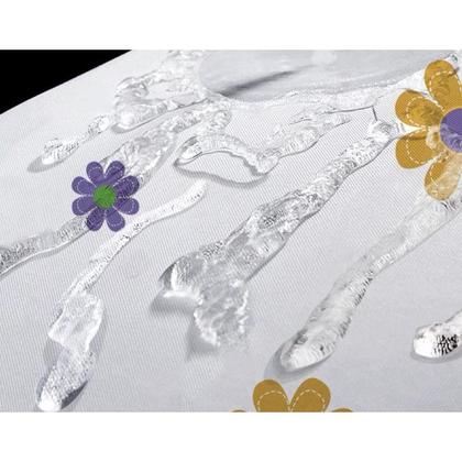 Imagem de Kit Cortina Box para Banheiro com Varão Extensível Suporte Antimofo e Ganchos Diversas Cores