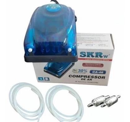 Imagem de KIT Cortina De Ar 90cm + Compressor 2 Saídas Completo
