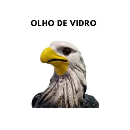 Imagem de Kit Coruja Base M E 2 Gavião Peq E Gr Espanta Pombo e Passasinhos Em Gesso - VÁRIAS VARIEDADES