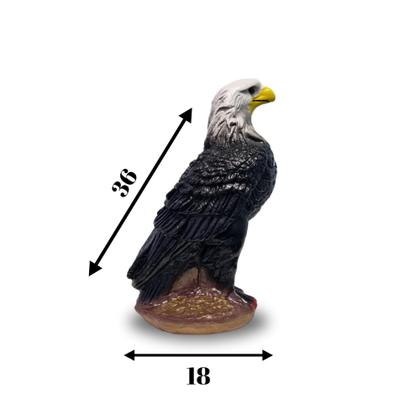 Imagem de Kit Coruja Base M E 2 Gavião Peq E Gr Espanta Pombo e Passasinhos Em Gesso - VÁRIAS VARIEDADES