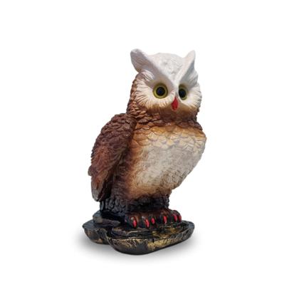 Imagem de Kit Coruja Base M E 2 Gavião Peq E Gr Espanta Pombo e Passasinhos Em Gesso - VÁRIAS VARIEDADES