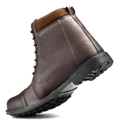 Imagem de Kit Coturno Masculino Bota Casual C/ziper Relogio Chinelo