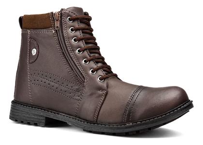 Imagem de Kit Coturno Masculino Bota Casual C/ziper Relogio Chinelo