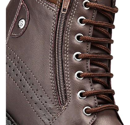 Imagem de Kit Coturno Masculino Bota Casual C/ziper Relogio Chinelo