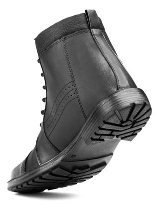 Imagem de Kit Coturno Masculino Bota Casual C/ziper Relogio Chinelo