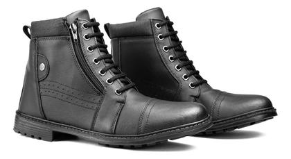 Imagem de Kit Coturno Masculino Bota Casual C/ziper Relogio Chinelo