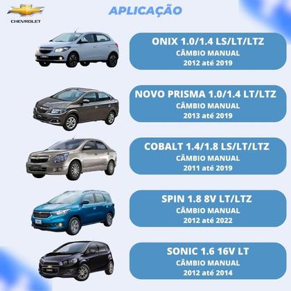 Imagem de Kit Coxim Motor Cambio Manual Onix Prisma Spin Cobalt Sonic