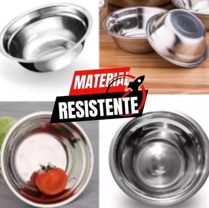 Imagem de Kit Cozinha 05 Tigelas de Potes Bowls em Aço Inox