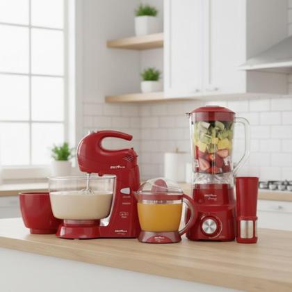 Imagem de Kit cozinha 3 em 1 britânia 220v batedeira,espremedor e liquidificador