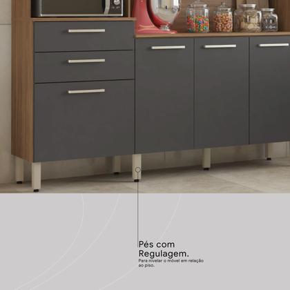 Imagem de Kit Cozinha 6 Portas 2 Gavetas Select