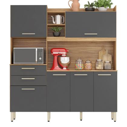 Imagem de Kit Cozinha 6 Portas 2 Gavetas Select