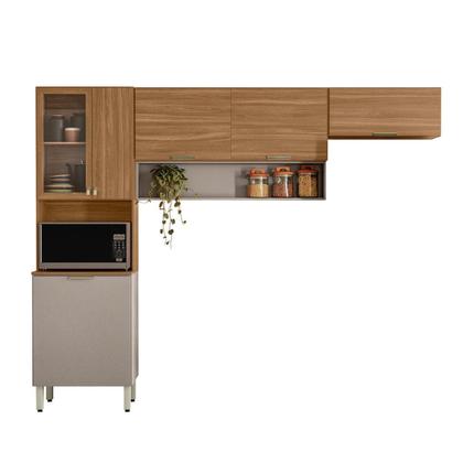 Imagem de Kit Cozinha 6 Portas Caio Amendola Touch Nude Prime TX