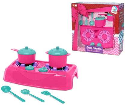 Imagem de Kit Cozinha Brinquedo Infantil Fogãozinho Doce Cozinha Panelas Acessórios