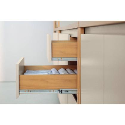 Imagem de Kit Cozinha Completa 6 Peças Allure (2Aéreos+2Balcões+1Cristaleira+1Paneleiro) CP16 Jequitiba/Gris Fosco - Linea Brasil