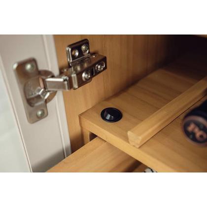 Imagem de Kit Cozinha Completa 6 Peças Allure (2Aéreos+2Balcões+1Cristaleira+1Paneleiro) CP16 Jequitiba/Gris Fosco - Linea Brasil