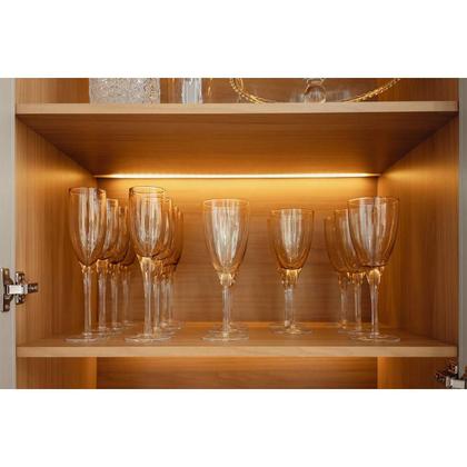 Imagem de Kit Cozinha Completa 6 Peças Allure (2Aéreos+2Balcões+1Cristaleira+1Paneleiro) CP16 Jequitiba/Gris Fosco - Linea Brasil