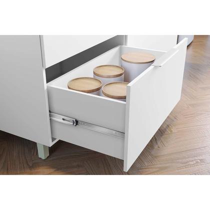 Imagem de Kit Cozinha Completa 6 Peças Marquesa (3Aéreos+2Balcões+1Paneleiro) C6P86 Nature/Verde - Nesher