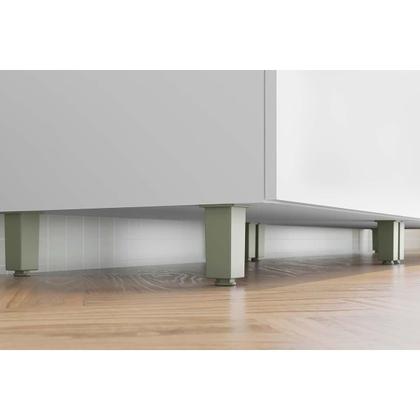 Imagem de Kit Cozinha Completa 6 Peças Marquesa (3Aéreos+2Balcões+1Paneleiro) C6P86 Nature/Verde - Nesher