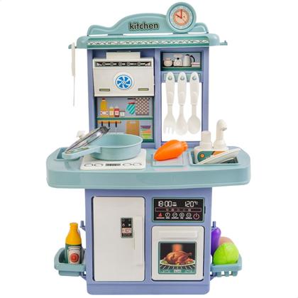 Imagem de Kit Cozinha De Brinquedo Infantil Completa Solta Água E Som