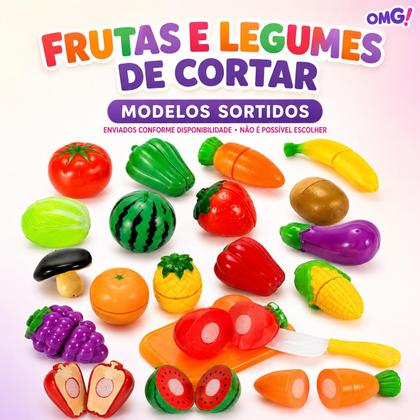 Imagem de Kit Cozinha Infantil 30 Peças Brinquedo Lúdico Educativo com Comidinhas e Acessórios