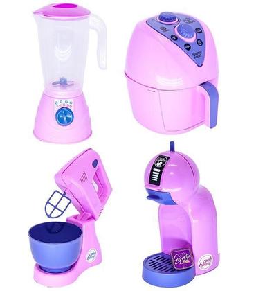 Imagem de Kit Cozinha Infantil Airfryer e Batedeira 14 Peças
