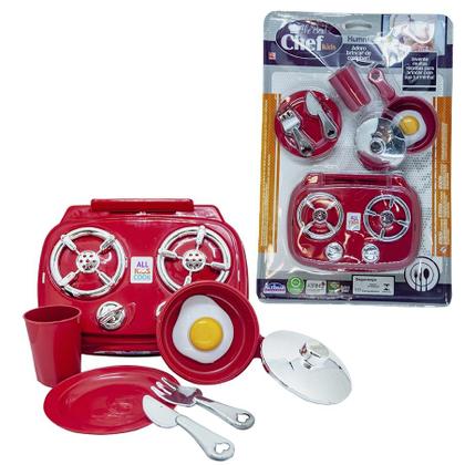Imagem de Kit Cozinha Infantil Chef Air Fryer Panela Batedeira 12pç
