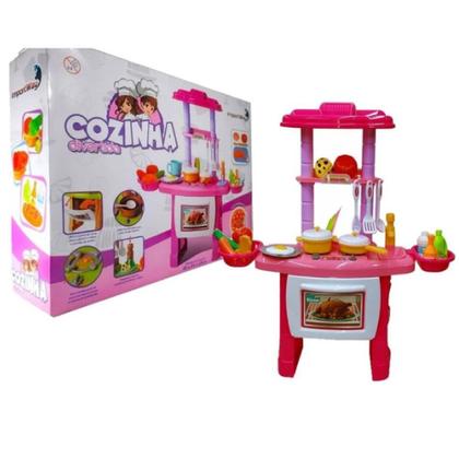 Imagem de Kit Cozinha Infantil com 43 Acessorios Importway