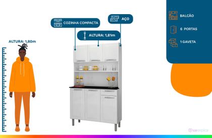 Imagem de Kit Cozinha Itatiaia Rose com