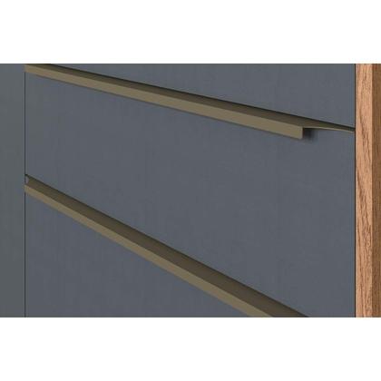 Imagem de Kit Cozinha Modulada 14 Peças Versalis 1 (6Aéreos+4Balcões+1TorreQuente+3Complementos) C14P166 Freijo/Cinza Argila-Herval