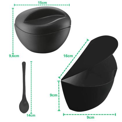 Imagem de Kit Cozinha Porta condimentos 2 peças Açucareiro e Saleiro