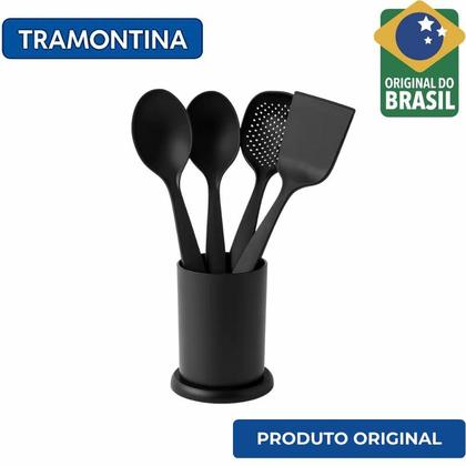 Imagem de Kit cozinha Tramontina 8 Peças com Faqueiro e Utensilios