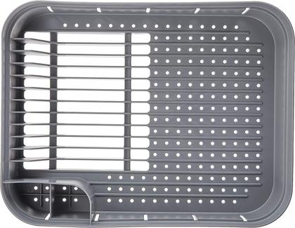 Imagem de Kit Cozinha Trium Escorredor Louça + Porta Talheres + Dispenser Detergente + Lixeira Chumbo KTE 011 OU Martiplast