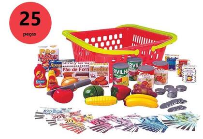 Imagem de Kit Cozinheiro Infantil Faça Compras E Prepare Refeições