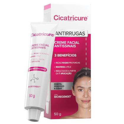 Imagem de Kit Creme Antirrugas e Contorno De Olhos Rugas - Cicatricure