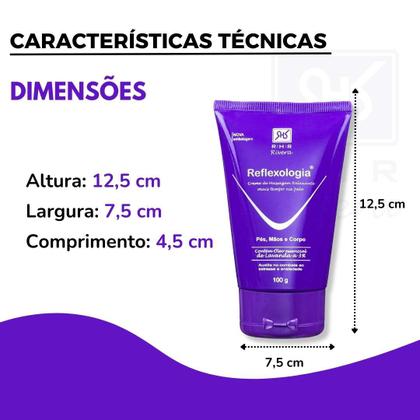 Imagem de Kit Creme De Massagem Reflexologia + Releflex 100gr