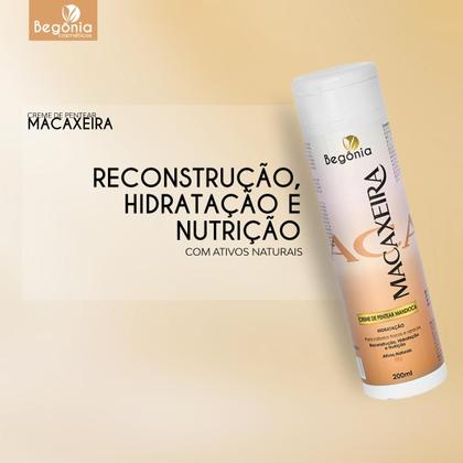 Imagem de KIT Creme De Pentear Begonia Macaxeira 200ml 3 Unds