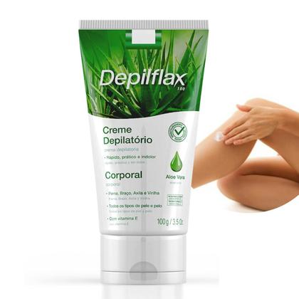 Imagem de Kit Creme Depilatório Depilador Íntimo Corporal Feminino e Masculino Depilflax Depilação Indolor Rápida