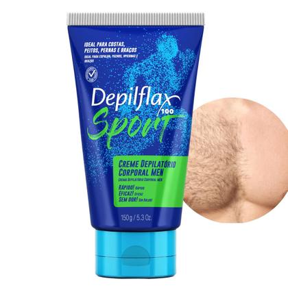Imagem de Kit Creme Depilatório Depilador Íntimo Corporal Feminino e Masculino Depilflax Depilação Indolor Rápida