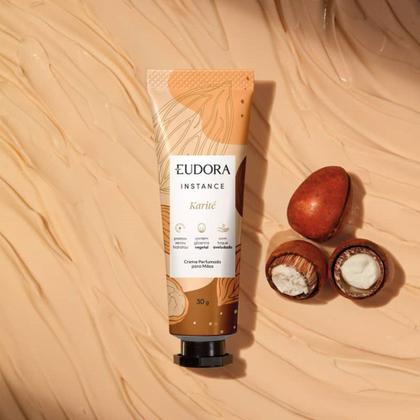 Imagem de Kit Creme Hidratante Corporal 400ml e Creme Perfumado para Mãos 30g Eudora Instance Karité