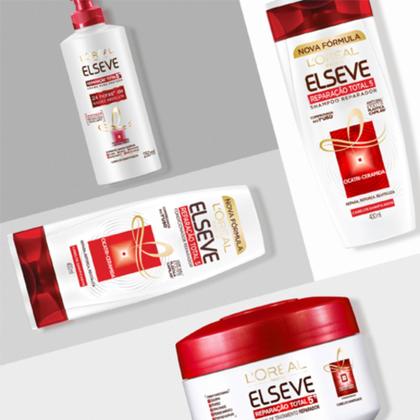 Imagem de Kit Creme Tratamento, Shampoo e Condicionador Reparação Total 5