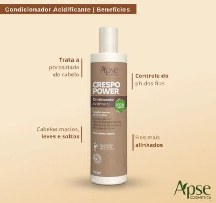 Imagem de Kit Crespo Higienização + PH Control Máscara Acidificante Apse