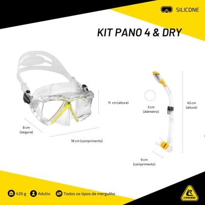 Imagem de Kit Cressi Pano 4 & Dry