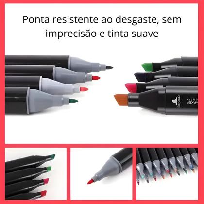 Imagem de Kit Criativo Para Colorir Com Livro Capa Dura e Canetinhas