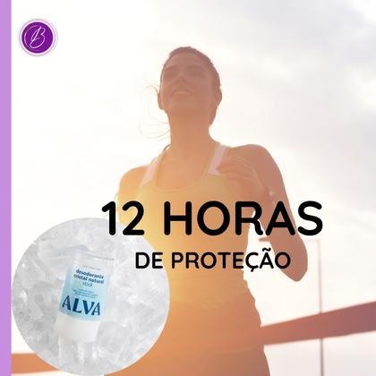 Imagem de Kit Cristal Natural Alva Dupla 2 Desodorantes Stick Natural 120g Sem Perfume 12 Horas de Proteção